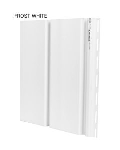 Vertical vinyl cladding | Eaves vinyl cladding | Frost White | Vinyl Cladding Professionals