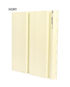 Vertical vinyl cladding | Eaves vinyl cladding | Ivory | Vinyl Cladding Professionals