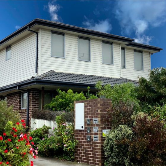 New build – Duratuff Vinyl Cladding White – Melbourne