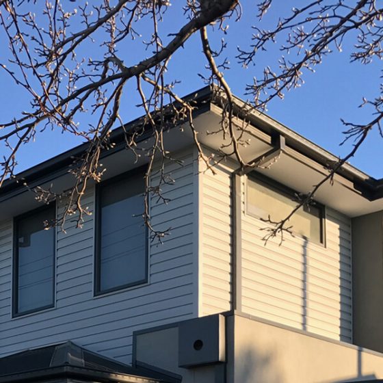 New build – Duratuff Vinyl Cladding Sand – Melbourne