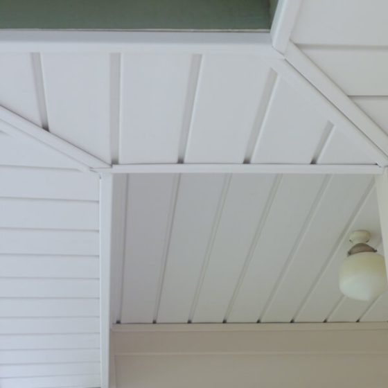 Eaves – Cambridge Vinyl Cladding Frost White – Reservoir, Melbourne
