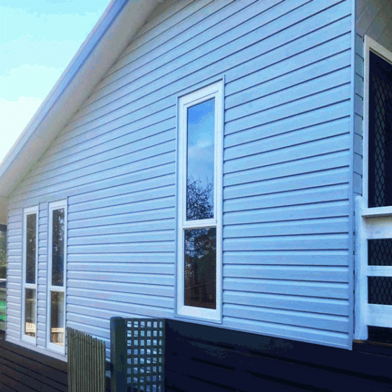 Reclad – Cambridge Vinyl Cladding Satin Grey – Yallourn, Victoria